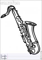 coloriage-saxophone-1